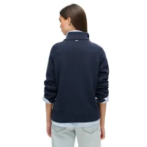 Klassischer Pulli mit Reißverschlusskragen aus Baumwolle für Frauen Superdry image-3