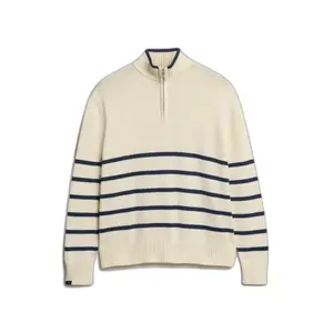 Sudadera de punto con cuello de camionero para mujer Superdry image-0