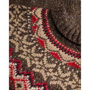 Sweter z golfem damski w jaquardzie Superdry image-1