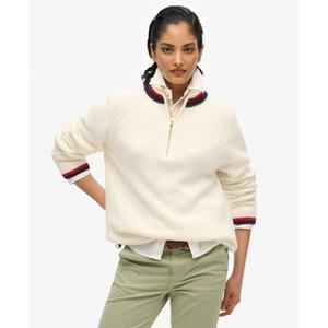 Dames fleece vest met rits en rand Superdry image-2