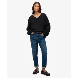 Oversized V-neck jumper for women Superdry image-1