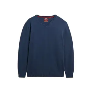 Oversized V-neck jumper for women Superdry image-0