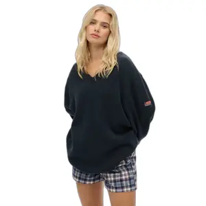 Pull oversized com decote em V para mulher Superdry image-1