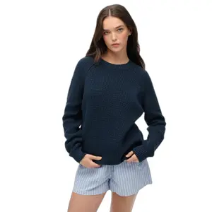 Pullover de malha canelada mulher Superdry image-1