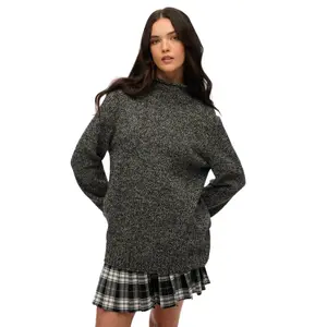 Jersey de cuello alto estilo años 90 para mujer Superdry image-1