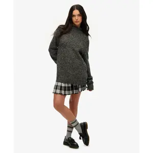 Jersey de cuello alto estilo años 90 para mujer Superdry image-2