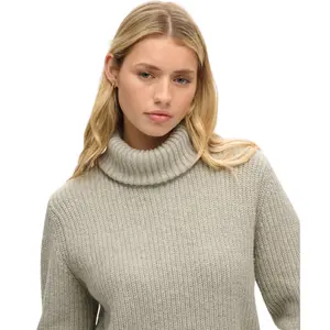 Oversized polo med hög krage för kvinnor Superdry The Merchant Store image-4