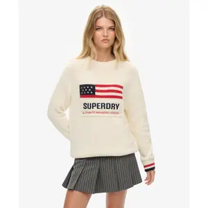 Pullover mit Rundhalsausschnitt Damen Superdry Americana image-2