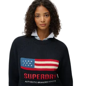 Pullover mit Rundhalsausschnitt Damen Superdry Americana image-3