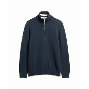 Sweater with zipped collar Superdry Classics Henley image-0