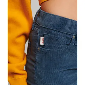 Jeans slim évasé en velours femme Superdry image-2