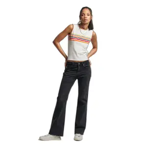 Women's mid-rise flared slim jeans Superdry