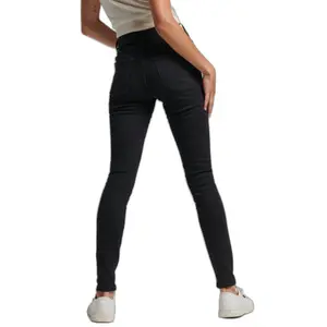 Jeans skinny donna a vita media in cotone bio Superdry Vintage image-1