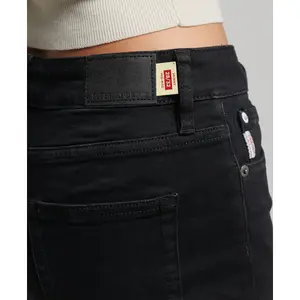 Jeans skinny donna a vita media in cotone bio Superdry Vintage image-3