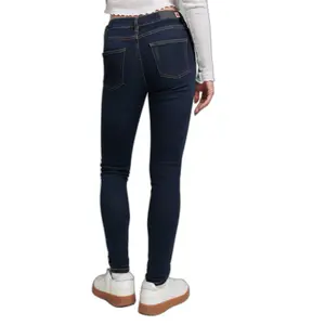 Jeans skinny a vita media da donna in cotone bio Superdry image-2