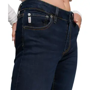 Jeans skinny a vita media da donna in cotone bio Superdry image-4