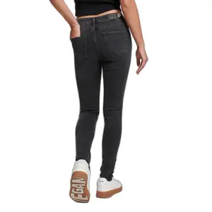 Jeans skinny donna a vita media in cotone bio Superdry Vintage image-3