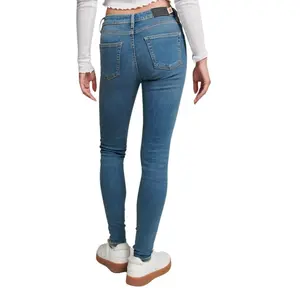 Jeans skinny donna a vita media in cotone bio Superdry Vintage image-2