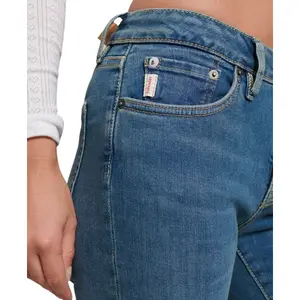 Jeans skinny donna a vita media in cotone bio Superdry Vintage image-4