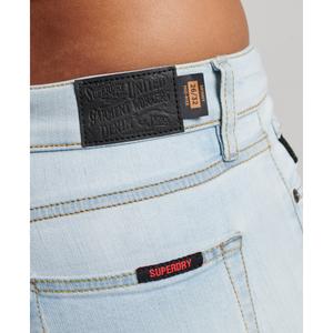 Jeans donna in cotone biologico a vita media Superdry Skinny Vintage image-3