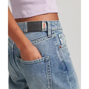 Jeans damska bawełna organiczna broadcloth Superdry image-4