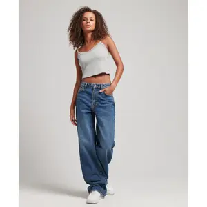 Jeans damska bawełna organiczna broadcloth Superdry image-1