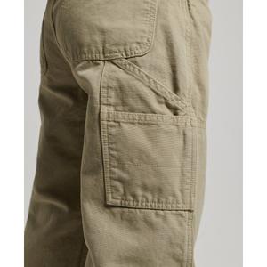 Women's loose-fit organic cotton carpenter trousers Superdry Vintage image-4