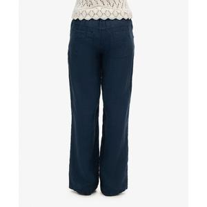 Pantalones de cintura baixa em linho para mulher Superdry image-4