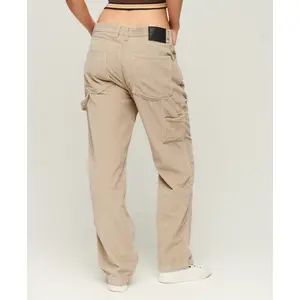 Damskie spodnie sztruksowe Superdry Carpenter image-2