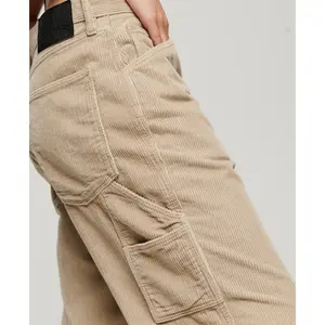 Damskie spodnie sztruksowe Superdry Carpenter image-4