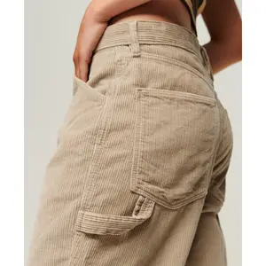 Damskie spodnie sztruksowe Superdry Carpenter image-5