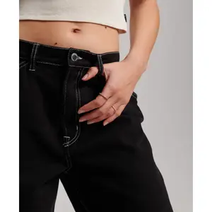 Kontrastfärgade byxor för kvinnor Superdry Carpenter image-3