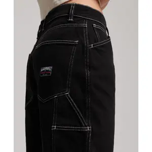Kontrastfärgade byxor för kvinnor Superdry Carpenter image-4