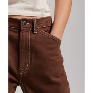 Kontrastfärgade byxor för kvinnor Superdry Carpenter image-4