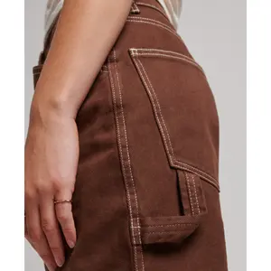 Kontrastfärgade byxor för kvinnor Superdry Carpenter image-5