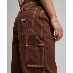 Kontrastfärgade byxor för kvinnor Superdry Carpenter image-6