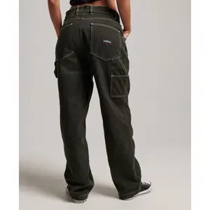 Kontrastfärgade byxor för kvinnor Superdry Carpenter image-3