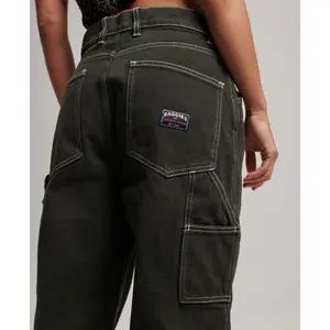 Kontrastfärgade byxor för kvinnor Superdry Carpenter image-6