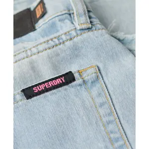 Wide flared jeans with raw edges for women Superdry image-5