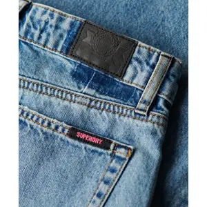 Wide flared jeans with raw edges for women Superdry image-6