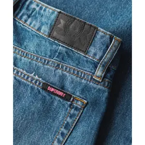 Wide flared jeans with raw edges for women Superdry image-5