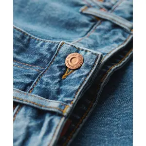 Wide flared jeans with raw edges for women Superdry image-4