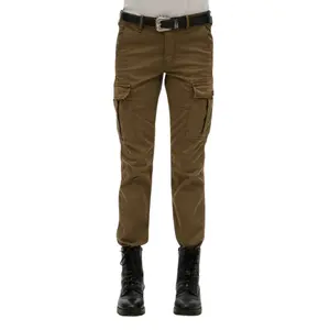 Slim fit cargo broek met hoge taille voor dames Superdry image-0
