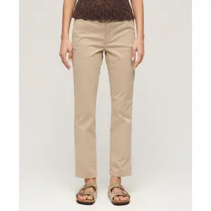 Mid-rise women's chino trousers Superdry image-1