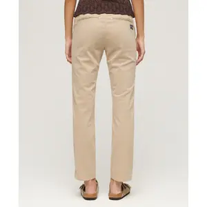 Mid-rise women's chino trousers Superdry image-3