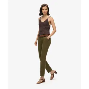 Pantalon chino à taille mi-haute femme Superdry image-3