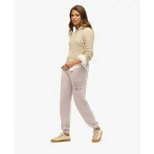 Pantalones de chándal con estampado para mujer Superdry Vintage Athletic Essentials image-5