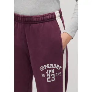 Women's striped side stripe joggers Superdry image-4