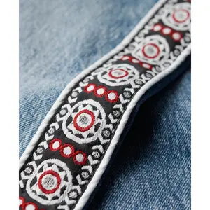 Wide flared women's jeans Superdry Boho image-5
