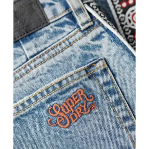 Wide flared women's jeans Superdry Boho image-6